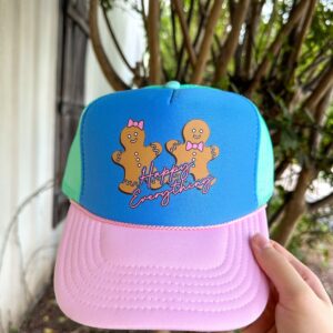 Carolina Blue MAMA Multi Patch Trucker Hat
